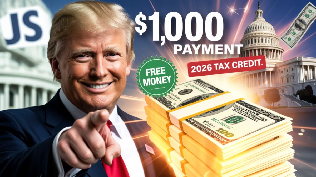Americans to get $1,000 free money payment in 2026 thanks to new tax credit